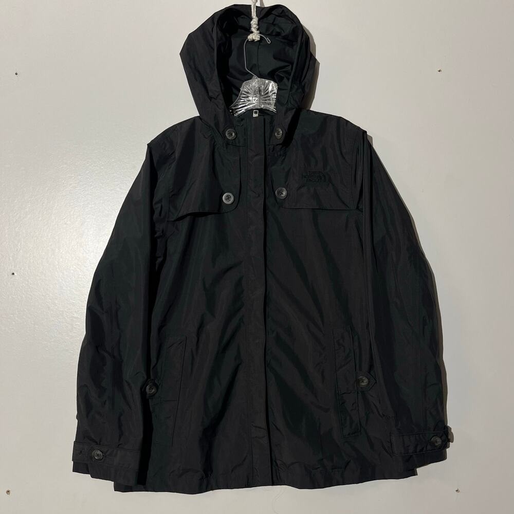 The North Face Carli Full Zip Black Hyvent Rain Jacket Women's M‎